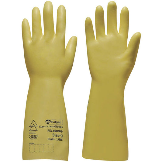 Polyco RE1360 Electricians Gloves 7500V Class 1