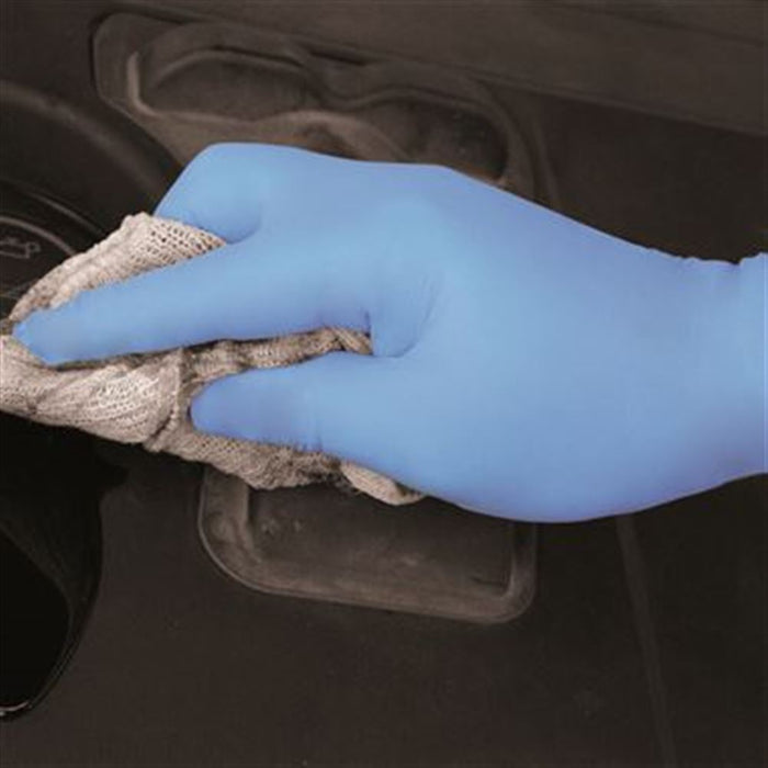 Polyco Shield GD19 Blue Nitrile Powder Free Disposable Gloves AQL1.5 (Box 100)