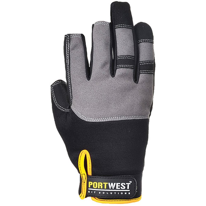 Portwest A740 Mechanics Style Fingerless Synthetic Glove