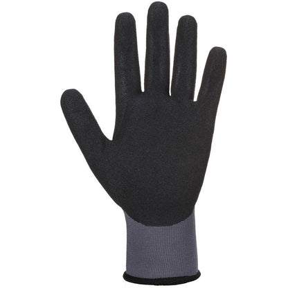 Portwest AP62 Dermiflex Aqua Water Repellent Work Gloves with Sandy Nitrile Coating - 15g