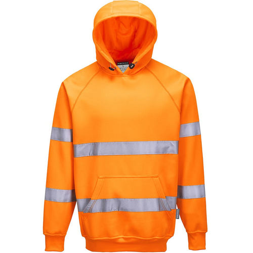 Portwest B304 Orange Hi Vis Hooded Sweatshirt