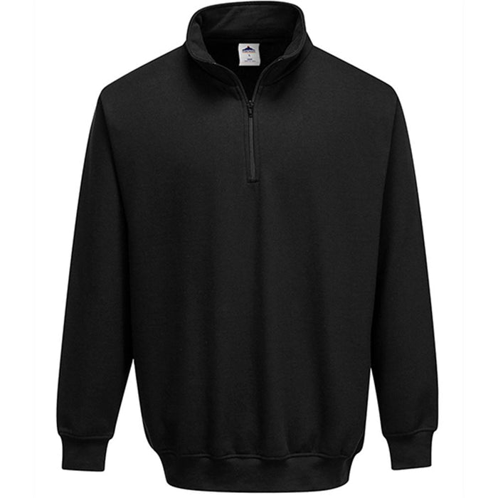 Portwest B309 Sorrento Polycotton Zip Neck Sweatshirt 300g
