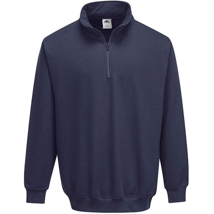 Portwest B309 Sorrento Polycotton Zip Neck Sweatshirt 300g