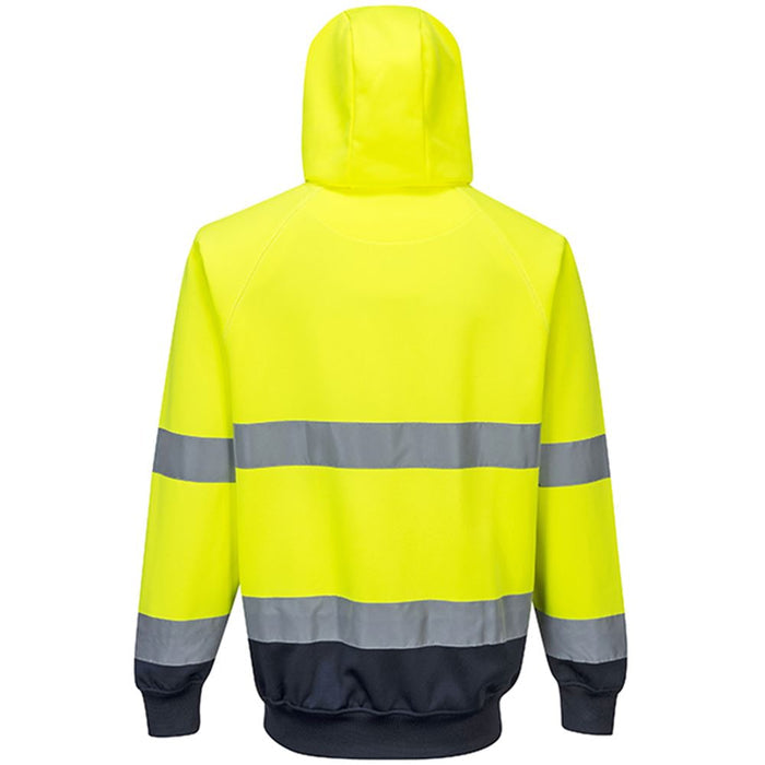 Portwest B316 Yellow/Navy Two Tone Hi Vis Hoodie