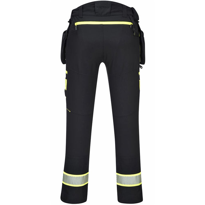 Portwest DX440 Black DX4 Stretch Detachable Holster Pocket Trouser 270g