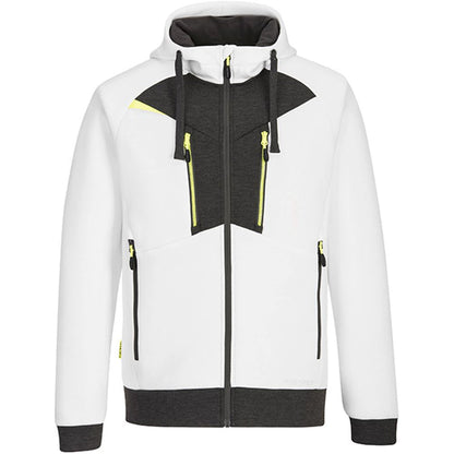 Portwest DX472 DX4 White Full Zipped Painters Hoodie 330g