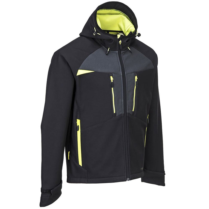Portwest DX474 Black DX4 Fleece Lined Softshell Jacket (3L)