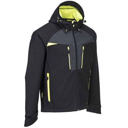 Portwest DX474 Black DX4 Fleece Lined Softshell Jacket (3L)