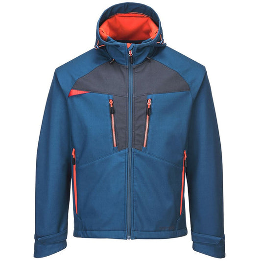 Portwest DX474 Metro Blue DX4 Fleece Lined Softshell Jacket (3L)
