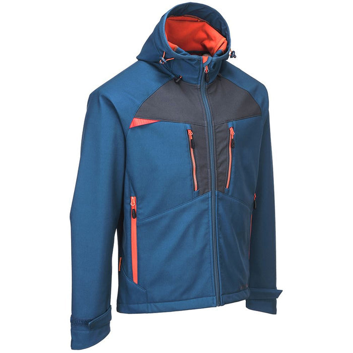 Portwest DX474 Metro Blue DX4 Fleece Lined Softshell Jacket (3L)