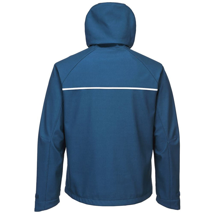 Portwest DX474 Metro Blue DX4 Fleece Lined Softshell Jacket (3L)