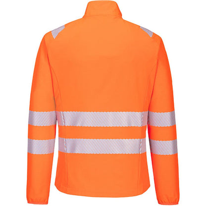 Portwest DX481 DX4 Orange/Black Stretch Hi Vis Full Zip Base Layer Jacket