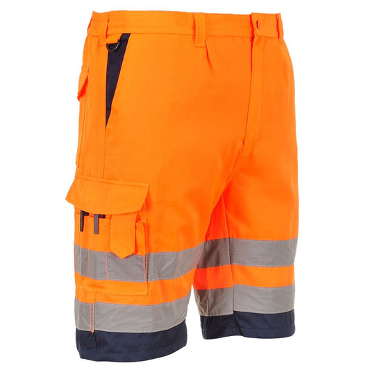 Portwest E043 Orange Hi Vis Shorts