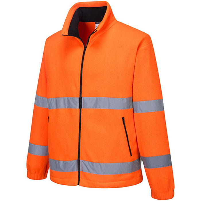 Portwest F250 Orange Unlined Essential Hi Vis Fleece