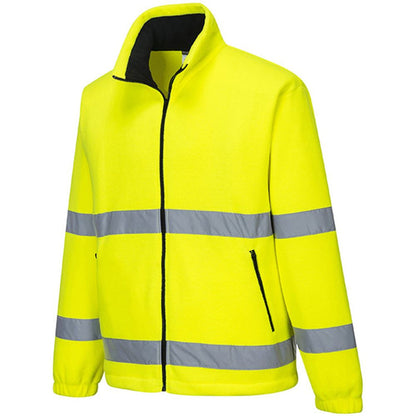 Portwest F250 Yellow Unlined Essential Hi Vis Fleece