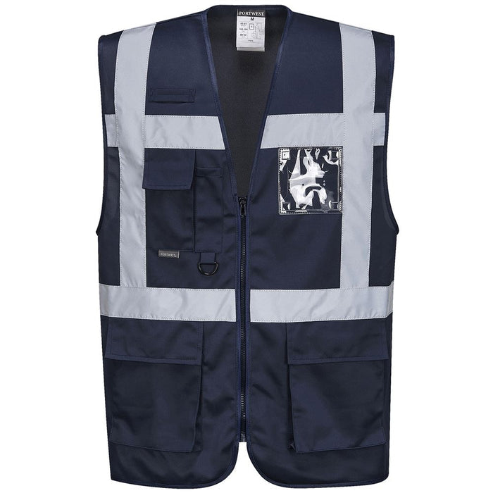 Portwest F476 Navy Executive Hi Vis Vest