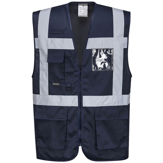 Portwest F476 Navy Executive Hi Vis Vest