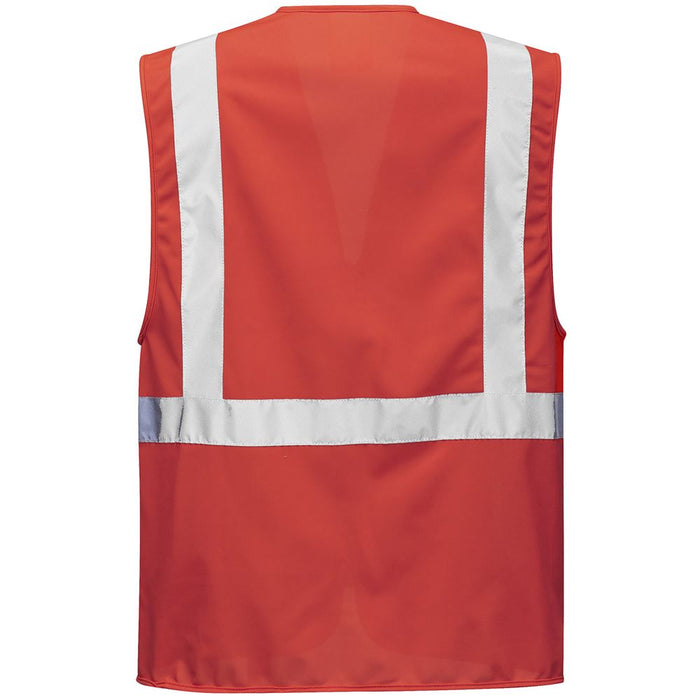 Portwest F476 Red Executive Hi Vis Vest