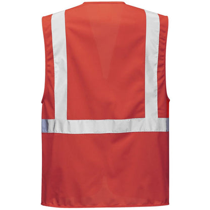 Portwest F476 Red Executive Hi Vis Vest