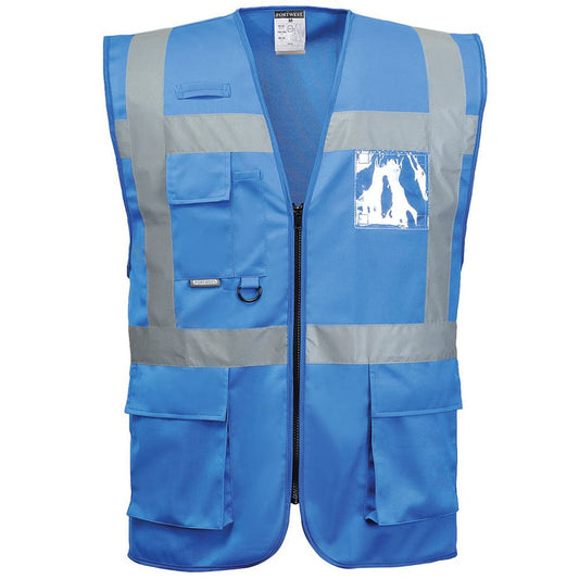 Portwest F476 Royal Executive Hi Vis Vest