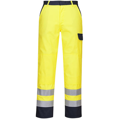 Portwest FR92 Yellow Bizflame Pro Flame Resistant Anti Static Hi Vis Trouser