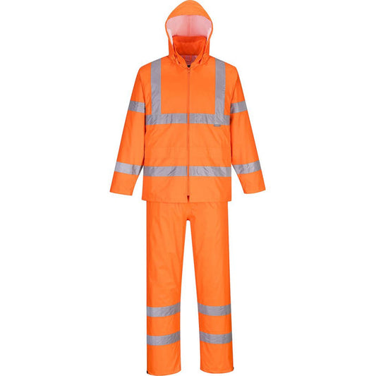 Portwest H448 Orange Class 3 Hi Vis Waterproofs