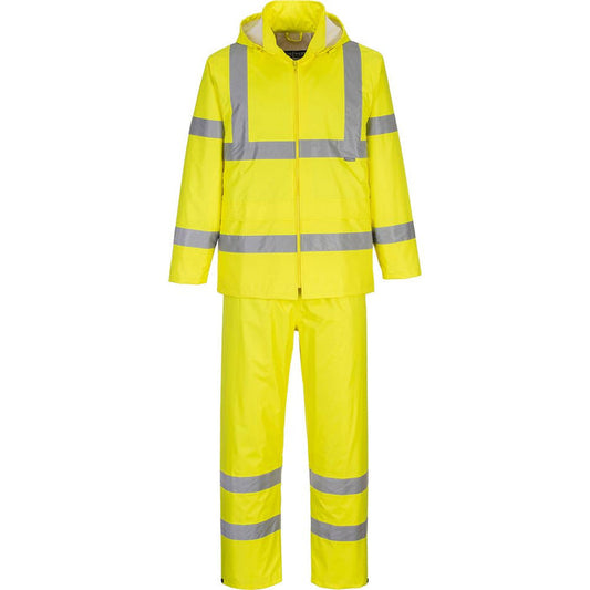 Portwest H448 Yellow Class 3 Hi Vis Waterproofs