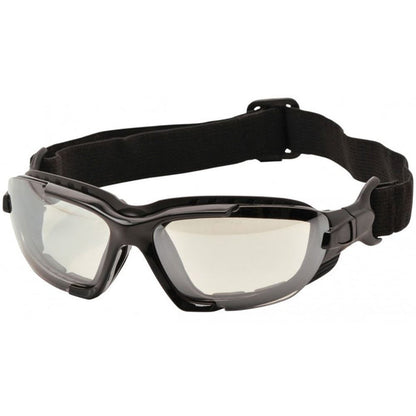 Portwest PW11 Levo Hybrid Clear Safety Glasses - Anti Scratch & Anti Fog Lens