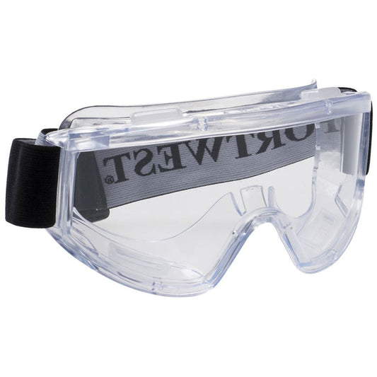Portwest PW22 Challenger Safety Goggle - Clear Scratch Resistant Lens