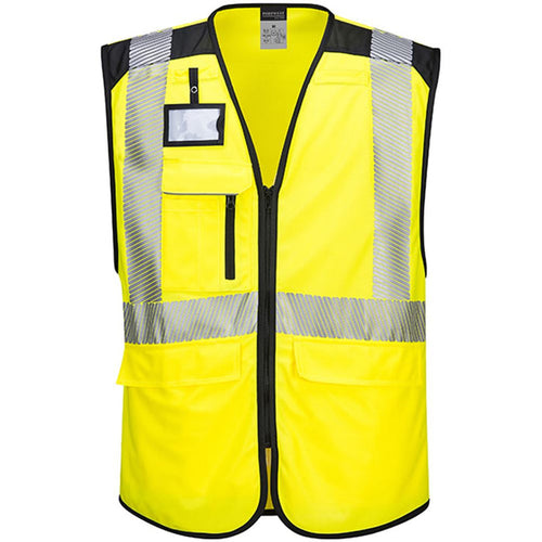 Portwest PW309 PW3 Yellow/Black Hi Vis Executive Vest