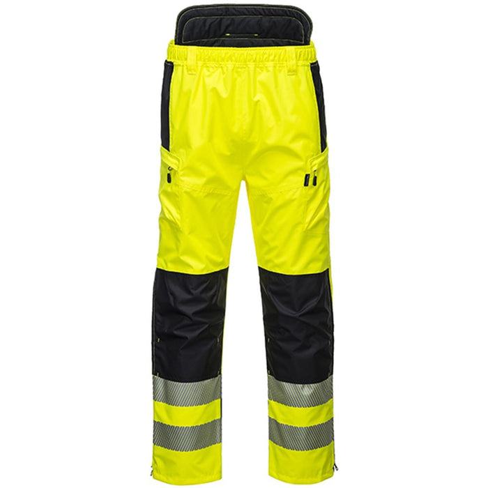 Portwest PW342 PW3 Yellow Hi Vis Extreme Waterproof Breathable Trousers