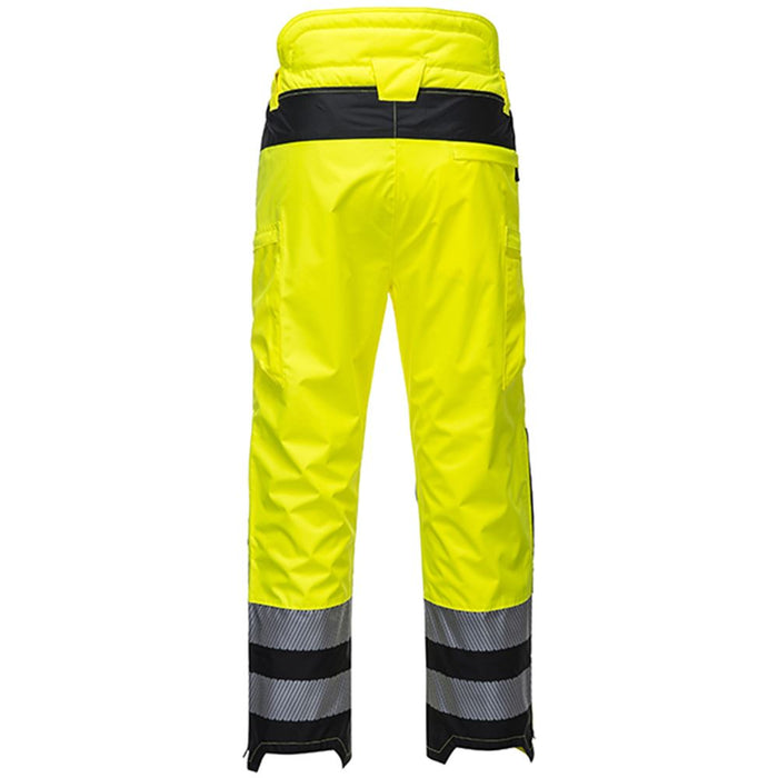 Portwest PW342 PW3 Yellow Hi Vis Extreme Waterproof Breathable Trousers