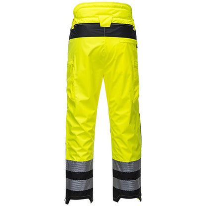 Portwest PW342 PW3 Yellow Hi Vis Extreme Waterproof Breathable Trousers
