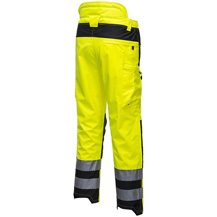 Portwest PW342 PW3 Yellow Hi Vis Extreme Waterproof Breathable Trousers