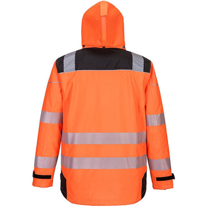 Portwest PW365 PW3 Orange/Black Waterproof Hi Vis 3-in-1 Jacket
