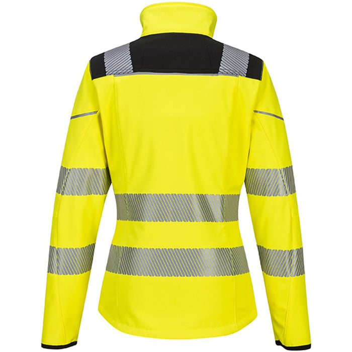 Portwest PW381 PW3 Yellow Ladies Hi Vis Softshell Jacket (3L)
