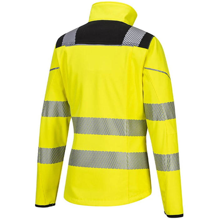 Portwest PW381 PW3 Yellow Ladies Hi Vis Softshell Jacket (3L)