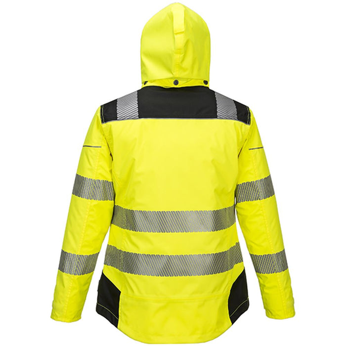 Portwest PW382 PW3 Yellow Padded Waterproof Womens Hi Vis Jacket