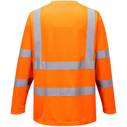 Portwest S178 Orange Long Sleeved Hi Vis T Shirt
