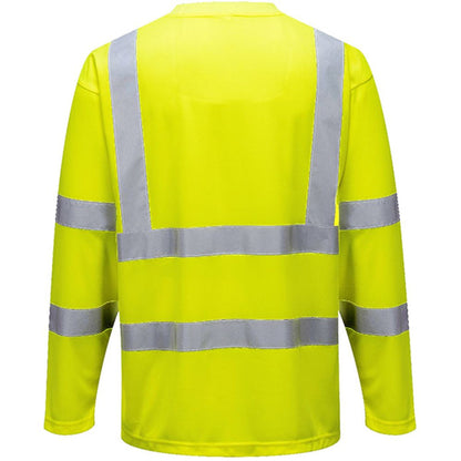 Portwest S178 Yellow Long Sleeved Hi Vis T Shirt