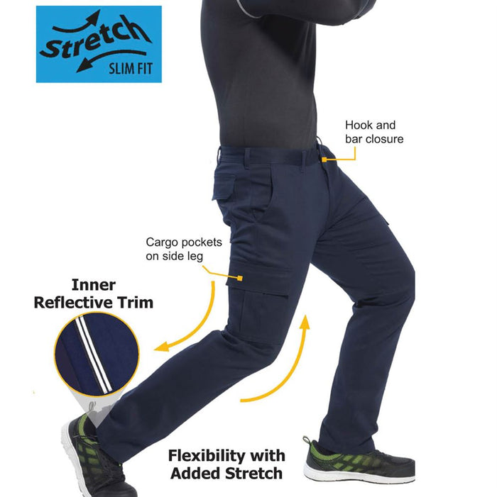 Portwest S231 Stretch Slim Fit Combat Trouser 255g