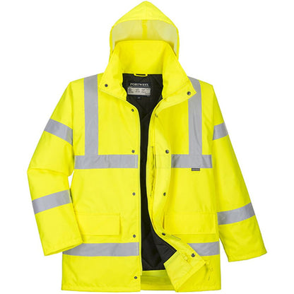 Portwest S461 Yellow Padded Breathable Waterproof Hi Vis Jacket