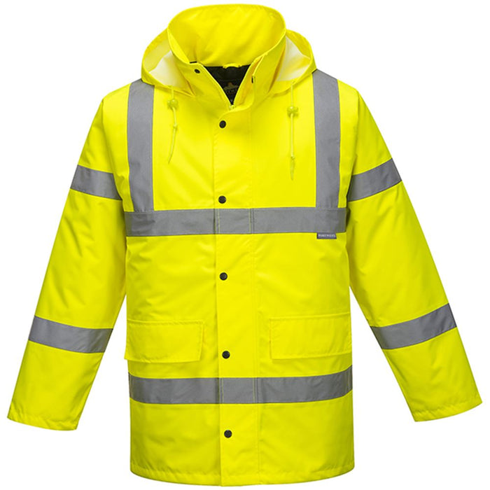 Portwest S461 Yellow Padded Breathable Waterproof Hi Vis Jacket
