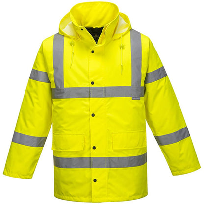 Portwest S461 Yellow Padded Breathable Waterproof Hi Vis Jacket