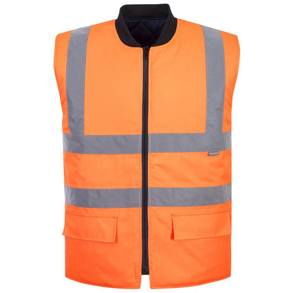 Portwest S469 Orange Hi Vis Reversible Gilet