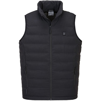 Portwest S549 Black Padded Ultrasonic Heated Tunnel Gilet