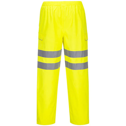 Portwest S597 Yellow PWR Hi Vis Extreme Breathable Waterproof Trousers