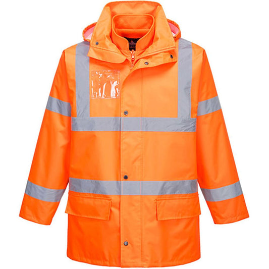 Portwest S765 Orange Hi Vis 5-in-1 Waterproof Jacket