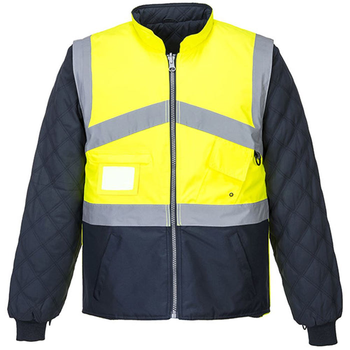 Portwest S769 Yellow/Navy Hi Vis Breathable 2 Tone Reversible Jacket