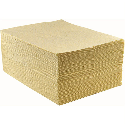 Portwest SM80 Yellow Chemical Spill Pads - Pack 200